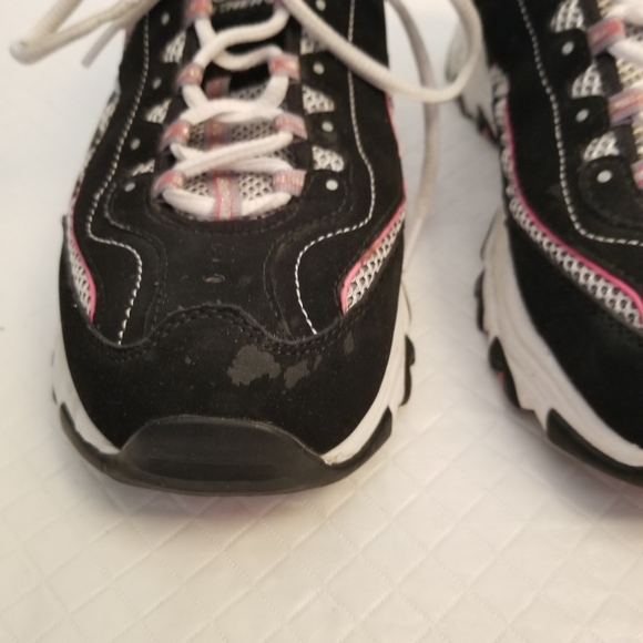 Skechers Women's D Lites 11617 Casual Shoes Sneakers Size 10 See Photos Flaw - Picture 6 of 8
